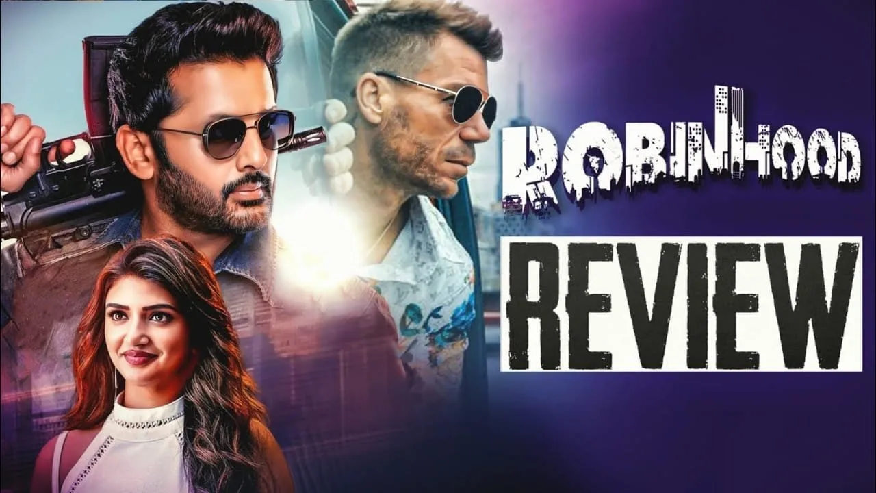 Robinhood Movie Review Nithin Sree Leela David Warner Venky Kudumula