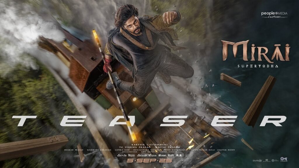 Mirai Hindi Teaser Teja Sajja Manchu Manoj Karthik Gattamneni People Media Factory