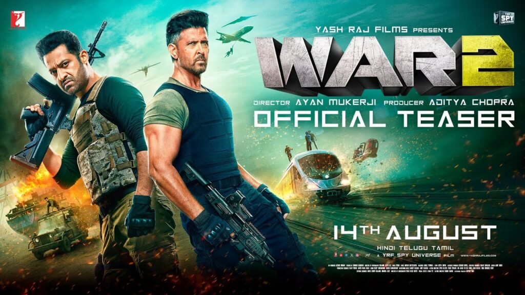 War 2 Teaser Hrithik Roshan Ntr Kiara Advani Ayan Mukerji Yrf Spy Universe