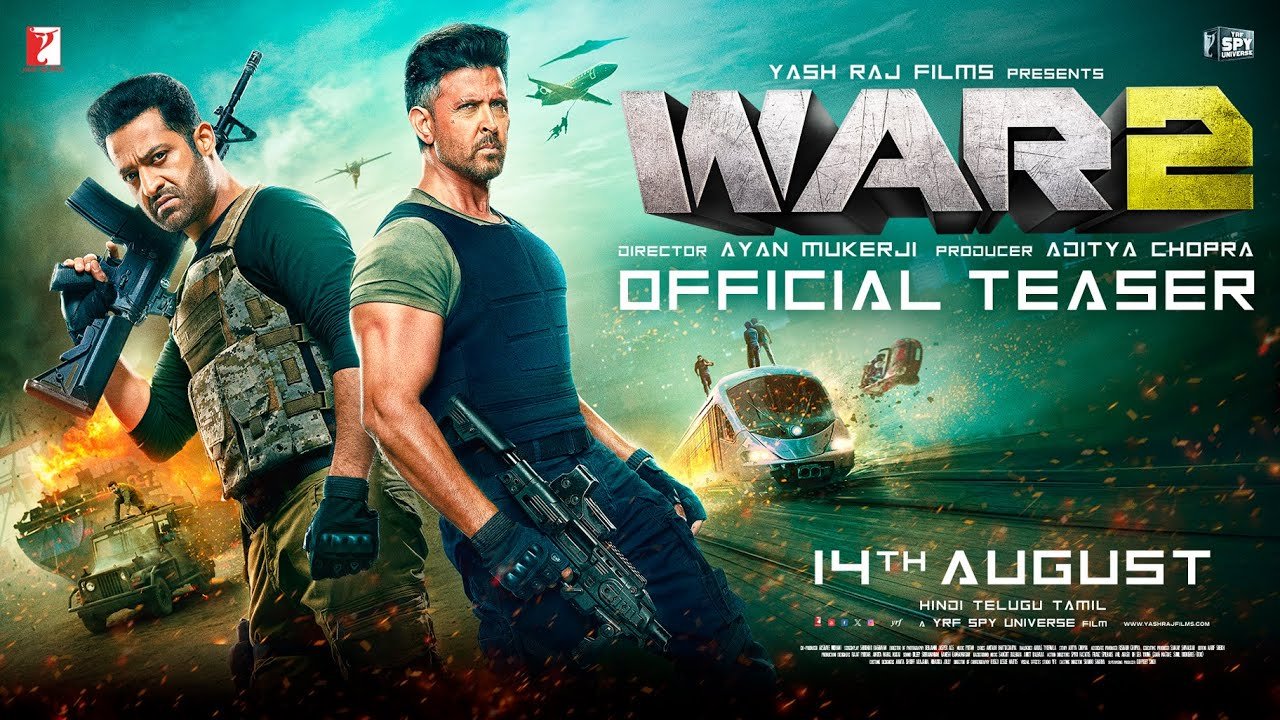 WAR 2 Teaser Hrithik Roshan NTR Kiara Advani Ayan Mukerji YRF Spy Universe