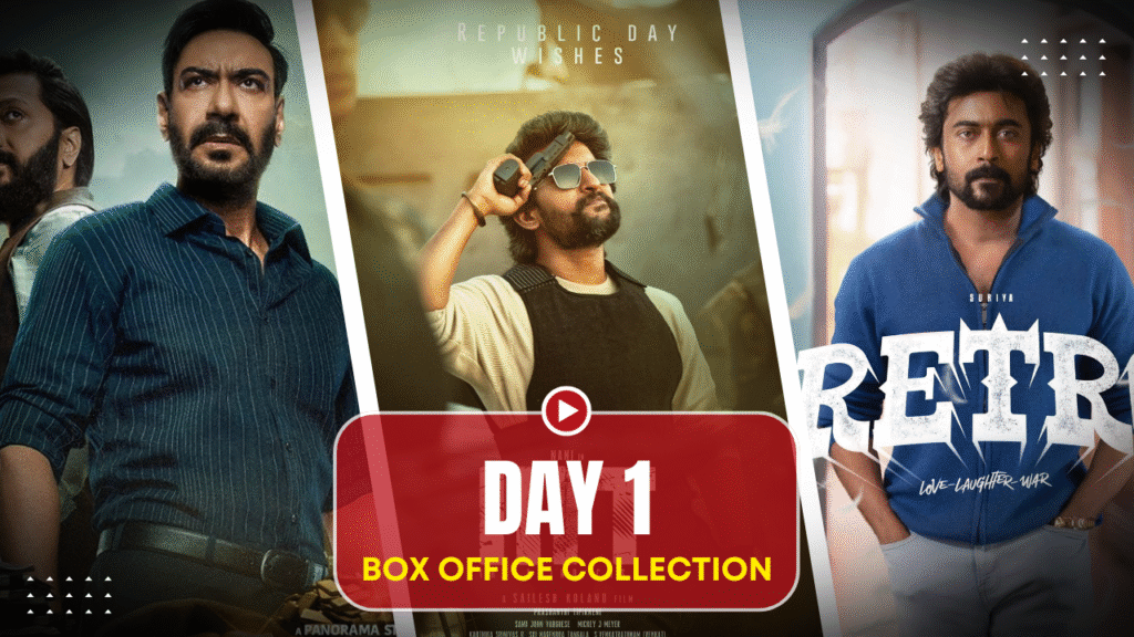 Hit 3, Retro, Raid 2- Day 1 Box Office Collection Report